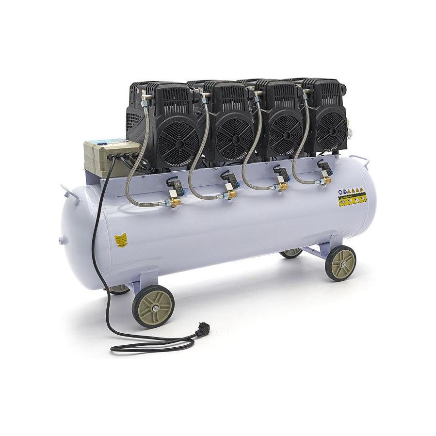 HBM Silent 8 PS - 200 Liter 10bar Max. Profi Geräuscharmer Kompressor, Flüsterkompressor SGS - Tools.de TP Profishop GmbH