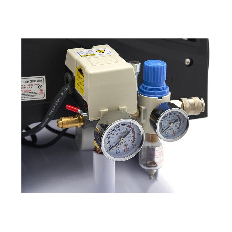 HBM Silent 8 PS - 200 Liter 10bar Max. Profi Geräuscharmer Kompressor, Flüsterkompressor SGS - Tools.de TP Profishop GmbH