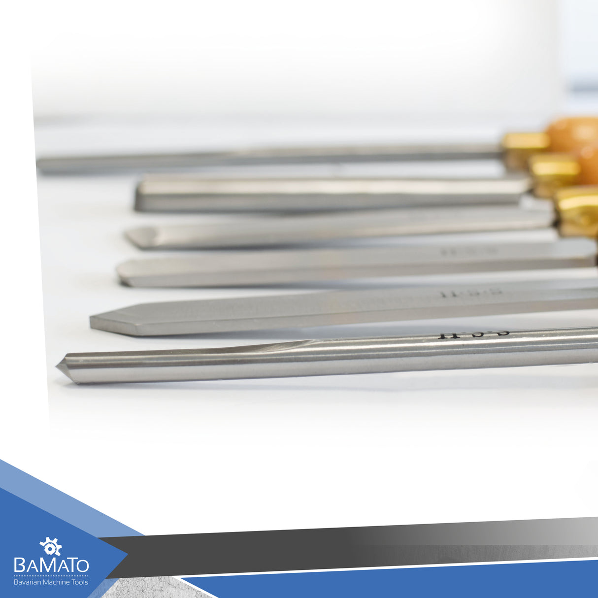 BAMATO HSS-Dreheisen 6-teiliges Set in Holzkiste