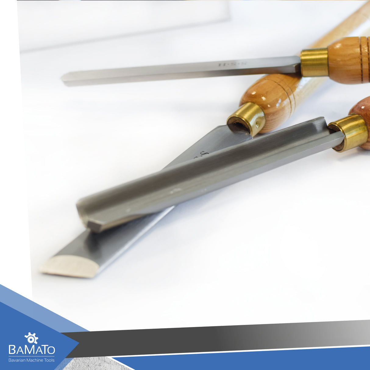 BAMATO HSS-Dreheisen 6-teiliges Set in Holzkiste