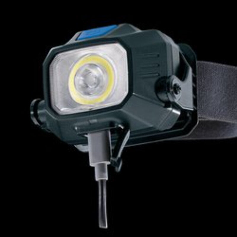 Stirnlampe COB LED, wiederaufladbar, kabellos, 400 Lumen, 6W