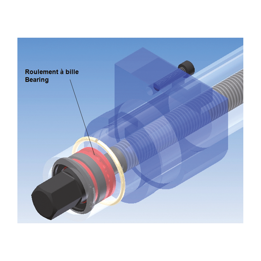 KING TONY Profi-Werkzeuge - Federspanner-Set, für MacPherson Federsysteme - 8 tlg. 9BF31