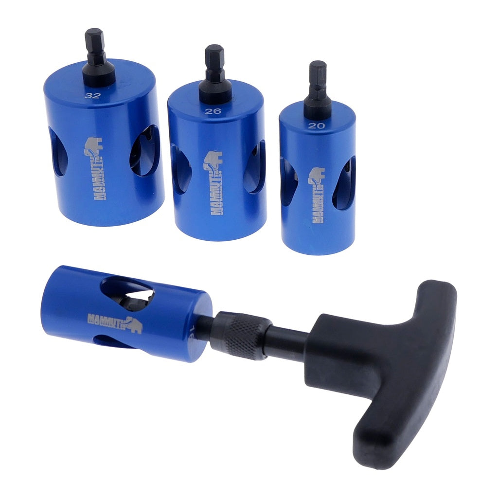Mammuth Entgrater-Set 16, 20, 25, 32 mm - DBT02