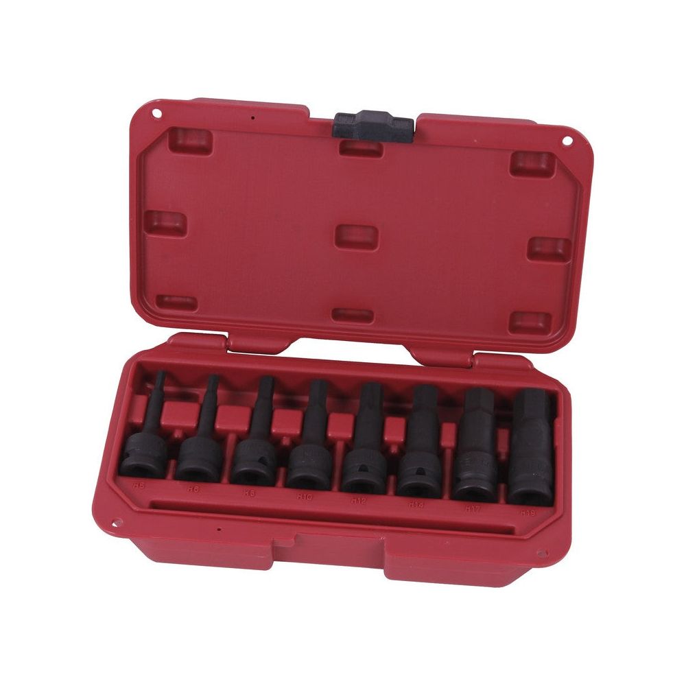 Seneca Kraft Biteinzatz Satz Innensechskant 1/2" 8 Stück Profi - 250008