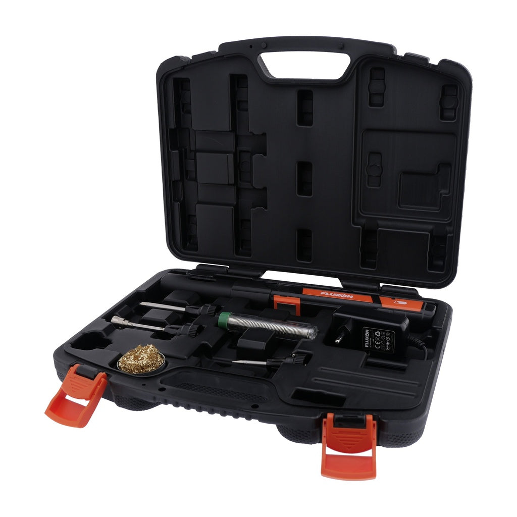 Fluxon Akku-Lötkolben Set - ISKC02