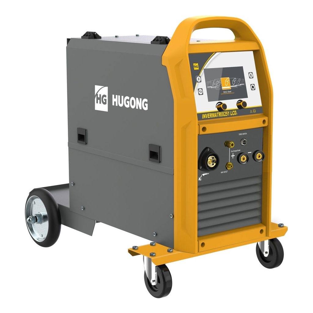 Hugong MIG-Schweißgerät LCD Pulse 250A - INVERMATRIX251LCDIII