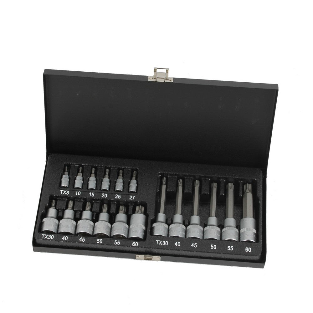 Seneca Bit Einsatz T-profil 1/4" 1/2" 18 Stück Profi - SE811