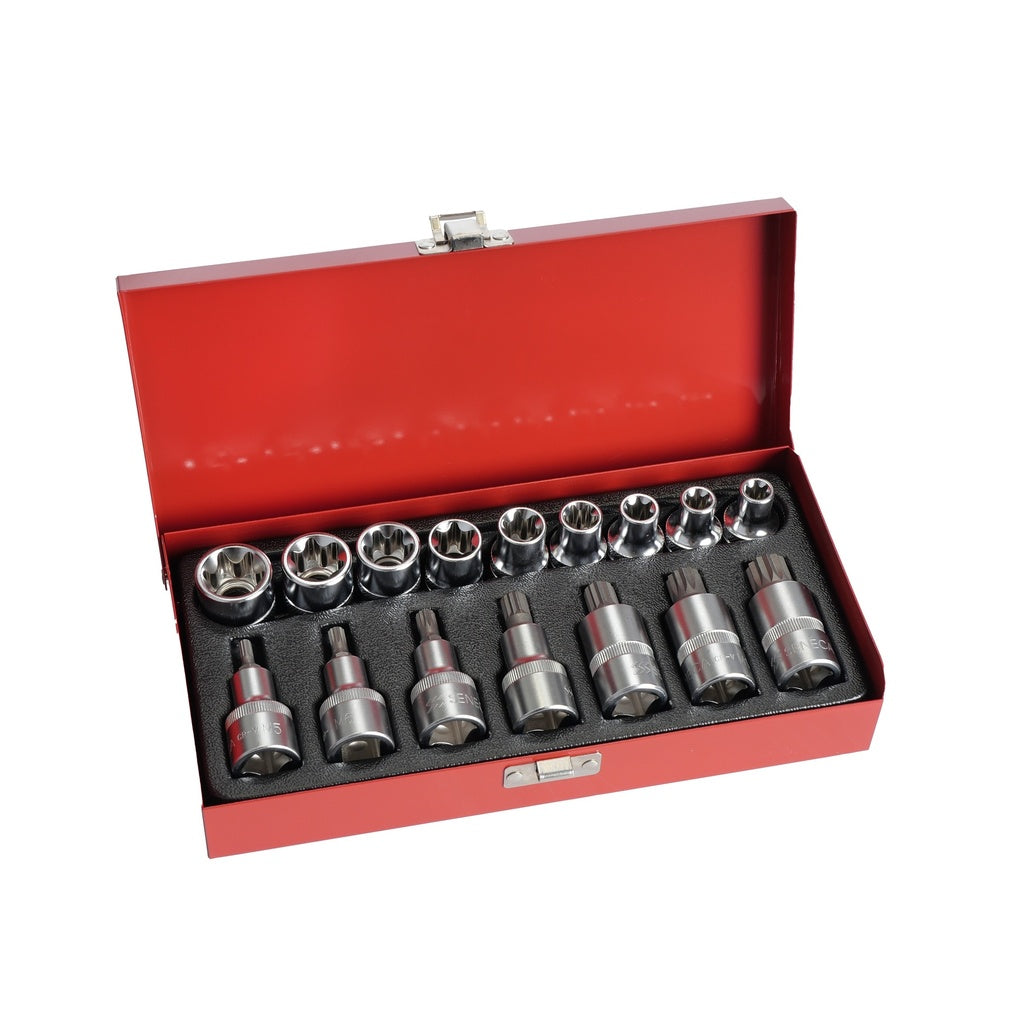 Seneca Spline und Torx Nuss Satz 1/2" 16 Stück - 221007S