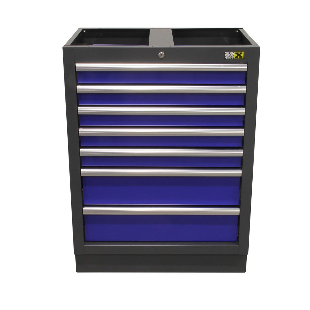 Bullram TOOLBOX4YOU Unterschrank 7 Schubladen BLUE - GC68L7BLUE