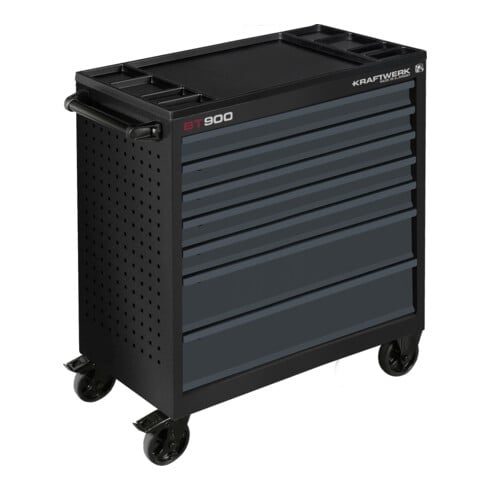 KRAFTWERK BT900 Werkstattwagen – 272-tlg. Profi-Komplettsystem, 7 Schubladen, anthrazit Made in Germany mit Jahren Garantie - KW-102.217.203