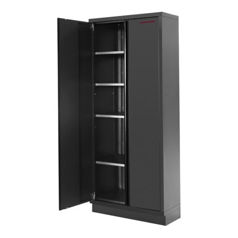 KRAFTWERK MOBILIO BLK 7er Eck-Kombi KW-3964P-BLK-IX – Edelstahl-Werkstattlösung mit 26 Schubladen für maximale Effizienz - KW-3964P-BLK-IX