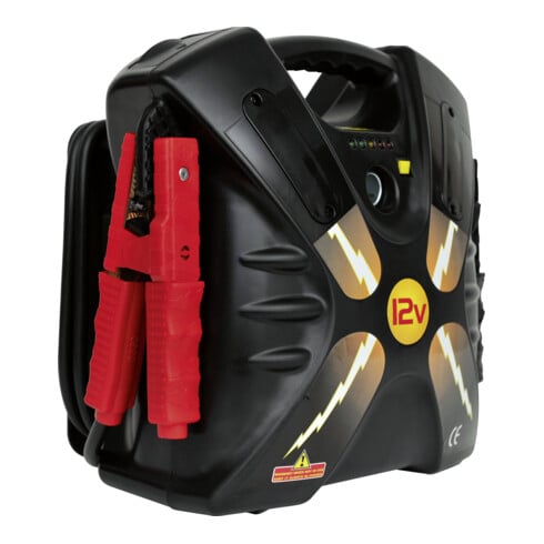 KRAFTWERK Start-Booster 12V – 22Ah, 850 A Startstrom, 2500 Spitzenstrom Professionelles Starthilfegerät - KW-506.100.000
