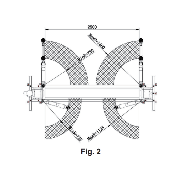KROFtools 2 Säulen Hebebühne 4.0 t - BASIC LINE 230v - manuelle Entriegelung 230V Ref. 9802 - Tools.de TP Profishop GmbH