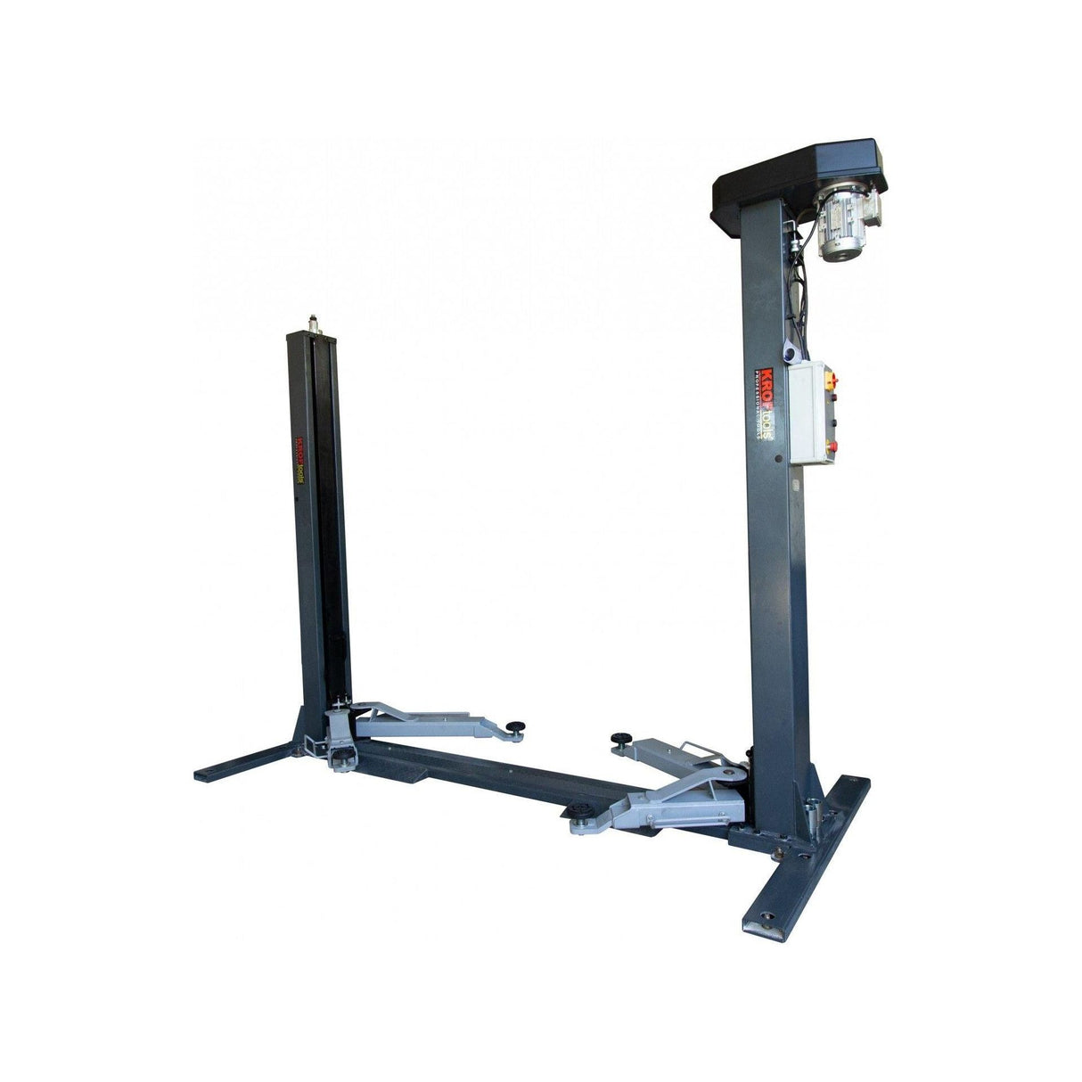 KROFtools 2-Säulen-Hebebühne Spindel 3,2 t - 400 V Typ-H 1 Motor - 3200kg - Hebebühne Modell 9845 - Tools.de TP Profishop GmbH