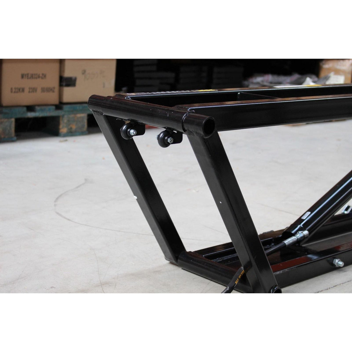 KROFtools Mobile Kfz Hebebühne 2500kg - Mobile Auto Hebebühne mit hydropneumatischem Antrieb 2.5t - 2-teilig - Tools.de TP Profishop GmbH