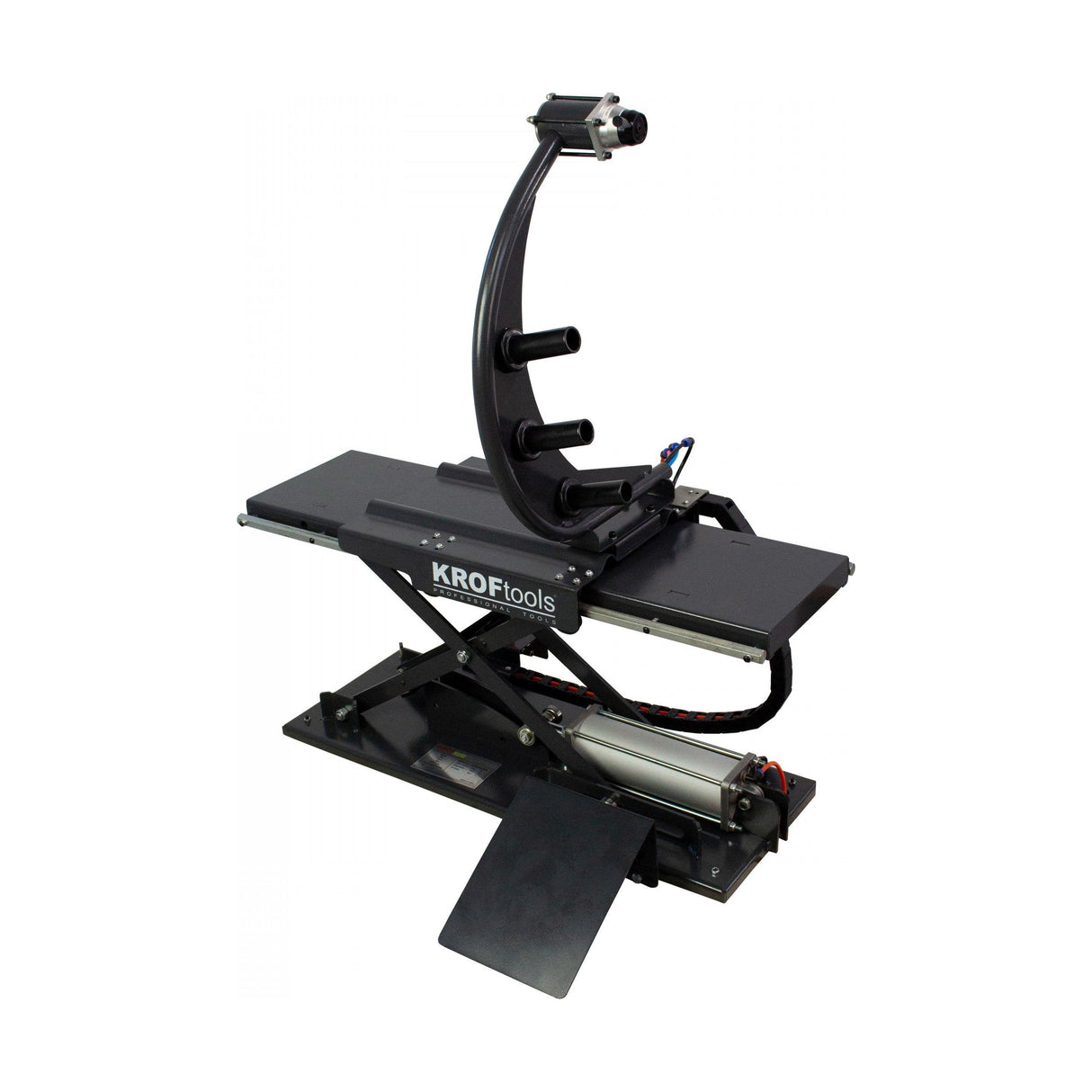 KROFtools Rad Lifter für Auswuchtmaschinen, Reifen Lift, Heber Pneumatischer Antrieb - Radheber Lifter bis 80kg - Tools.de TP Profishop GmbH