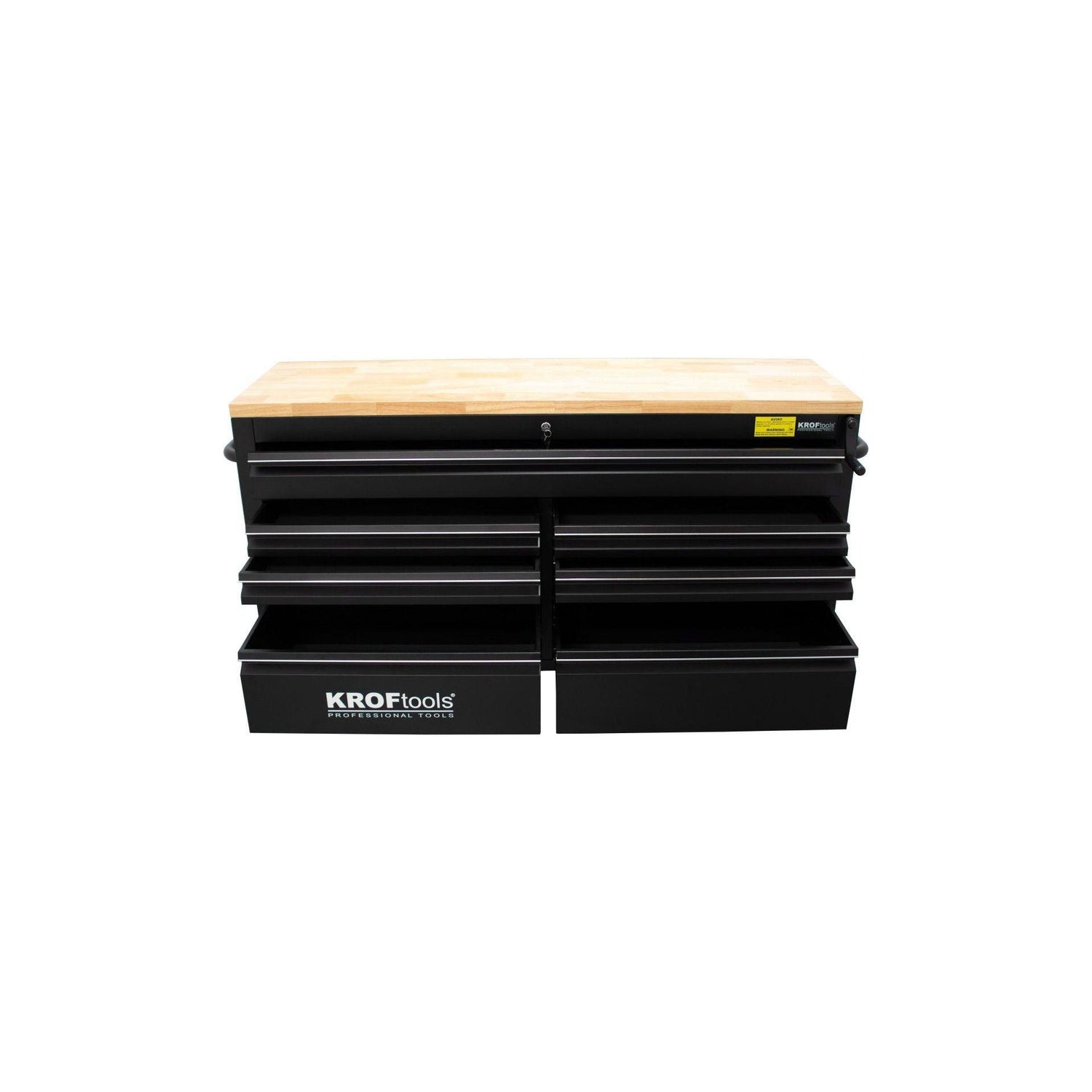 KROFtools Robuster 61" Werkstattwagen mit 9 Schubladen und Hebearbeitsplatte - Tools.de TP Profishop GmbH