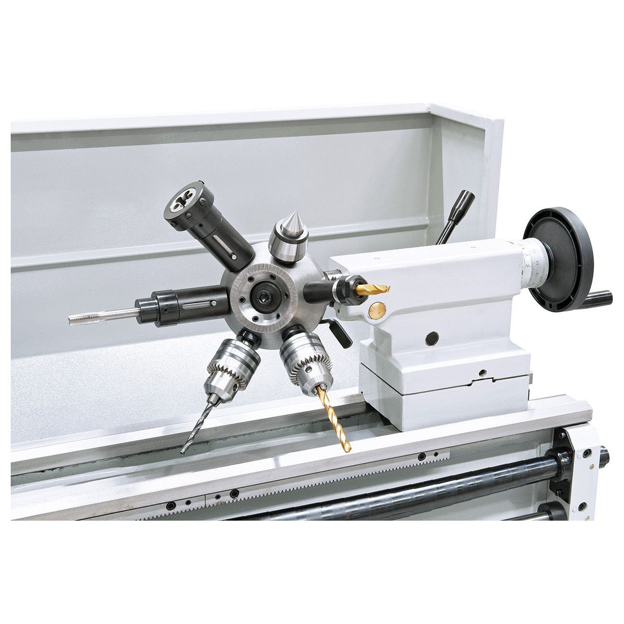 BERNARDO Universaldrehmaschine mit stufenloser Drehzahl – Modell Master 360 Pro Vario inkl. 3-Achs-Digitalanzeige ES-12 V