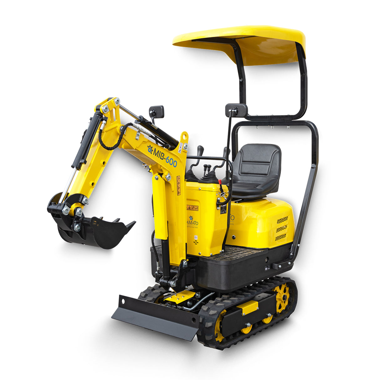 BAMATO Minibagger MIB-600 inkl. Zubehörsatz