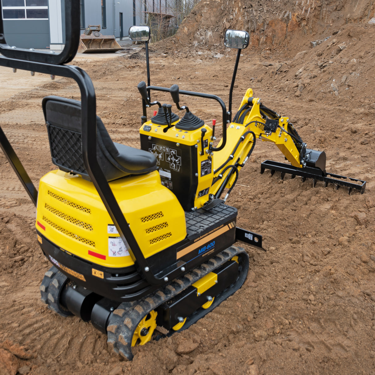 BAMATO Schwader für Minibagger MIB-600