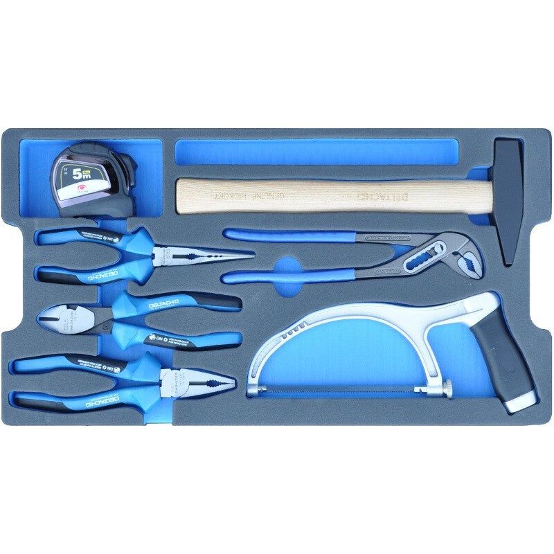 Deltach Mobiler Werkzeugkoffer, gefüllt mit FOAM 127-teilig - 520505