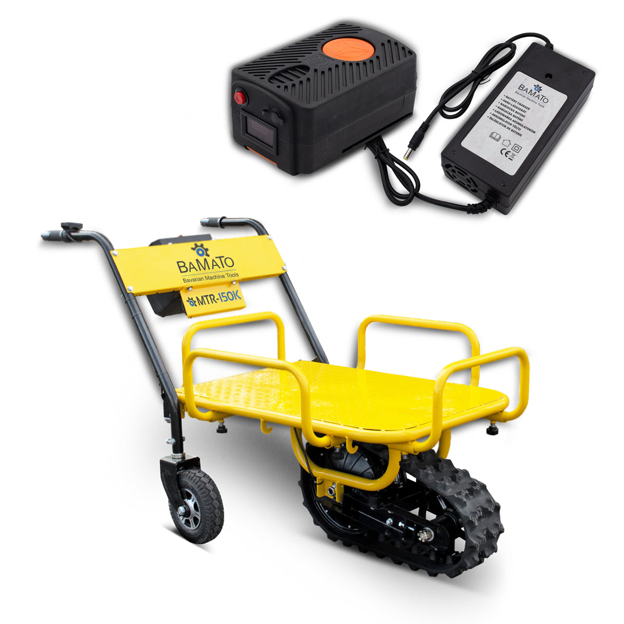 BAMATO elektrische Schubkarre mit Raupenfahrwerk MTR-150K