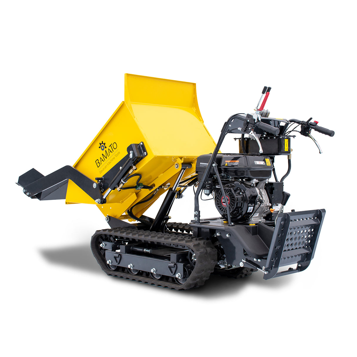 BAMATO Mini-Raupendumper MTR-500PROS mit Kipphydraulik & Selbstladevorrichtung