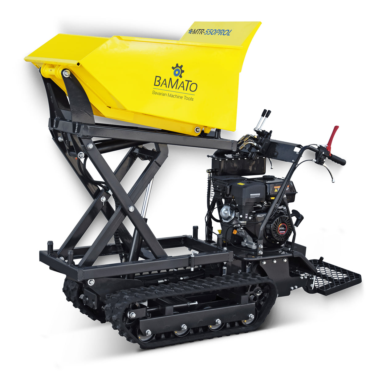 BAMATO Mini-Raupendumper MTR-550PROL mit Hubfunktion