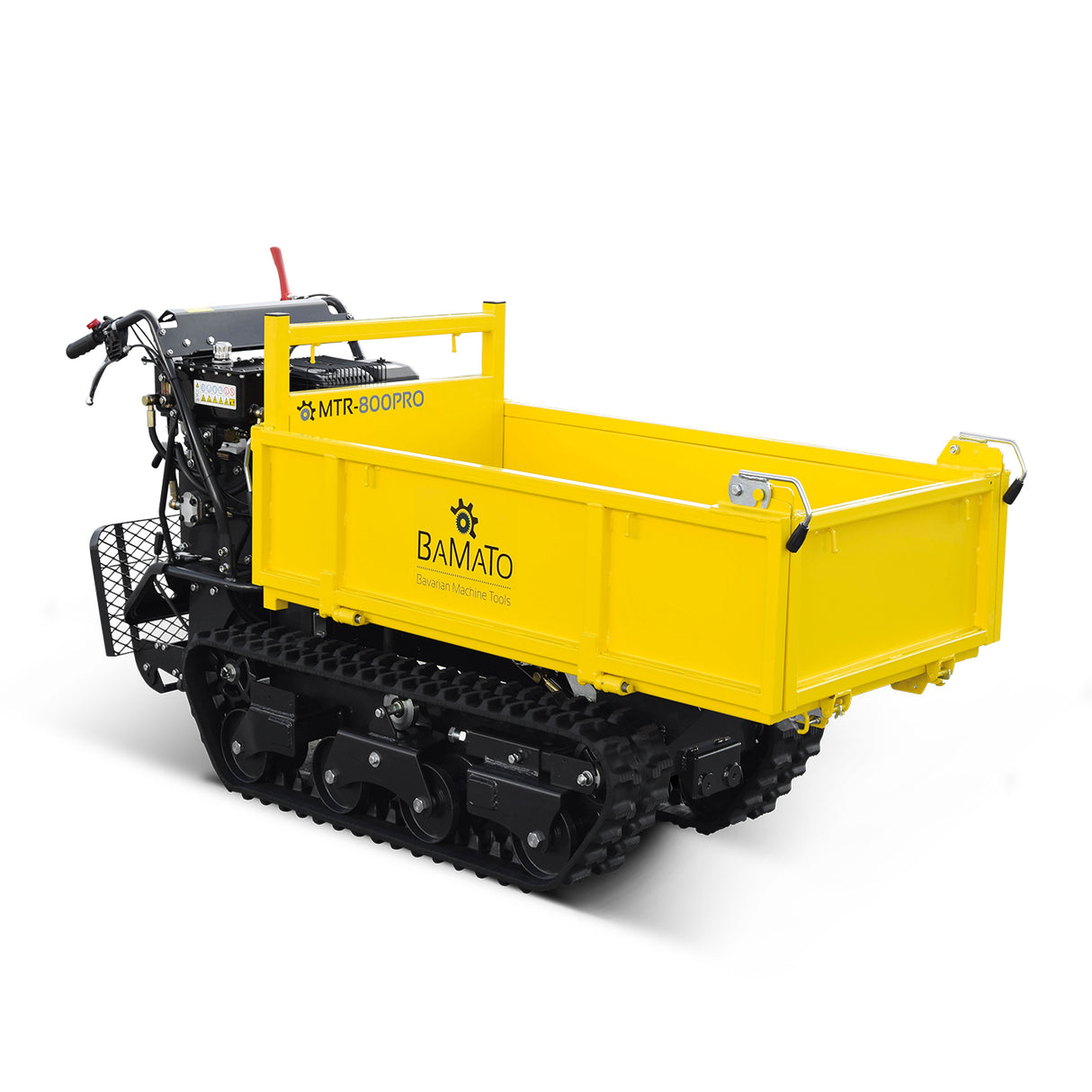 BAMATO Mini-Raupendumper MTR-800PRO mit Kipphydraulik und Trittbrett