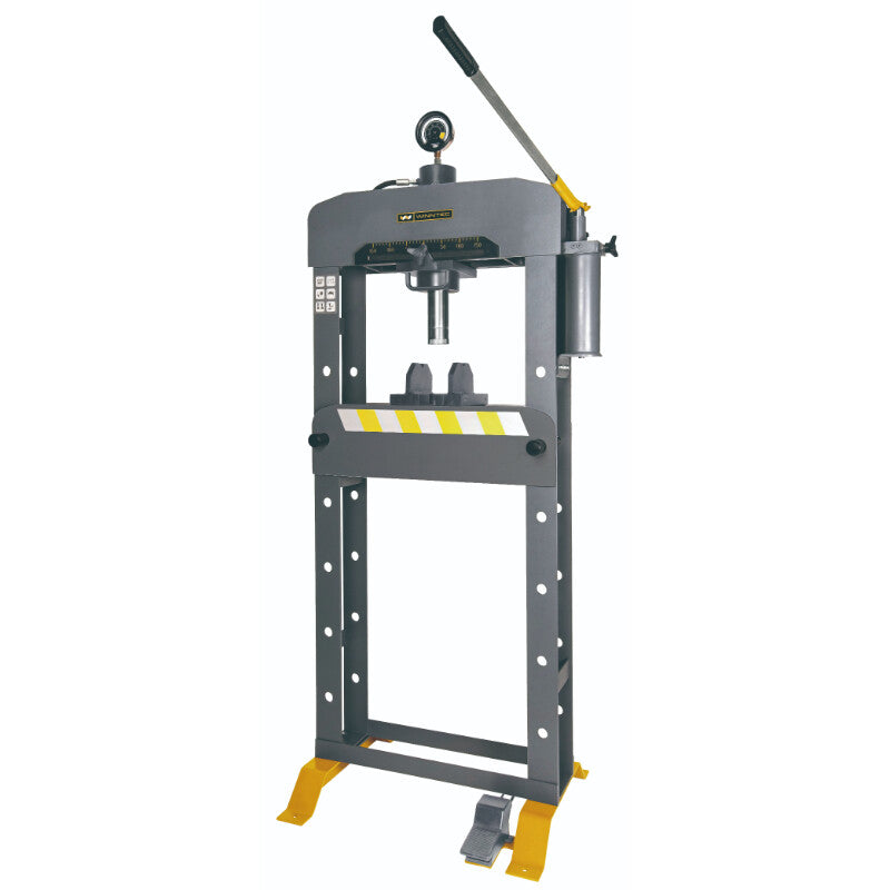 Presse, 30 t, 2 Geschwindigkeiten, Fuß+Handsteuerung, Zylinder L+R verstellbar