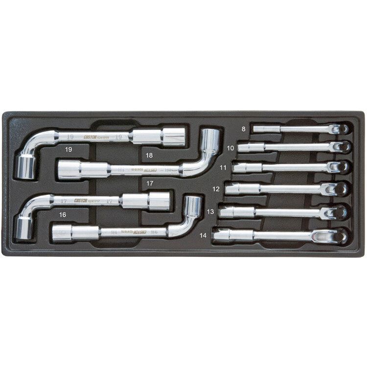 Custor Rohrzangensatz gebogen, 10 Stück, M-Modul CWS62410S