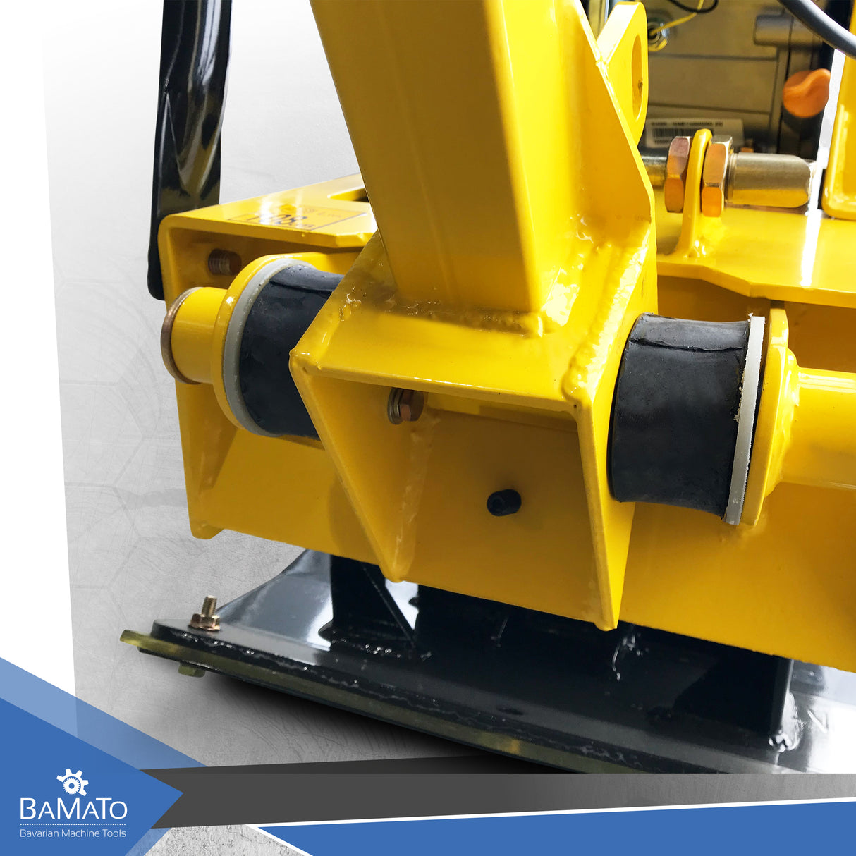 BAMATO Vibrationsplatte R-135RV mit Vor- und Rücklauf