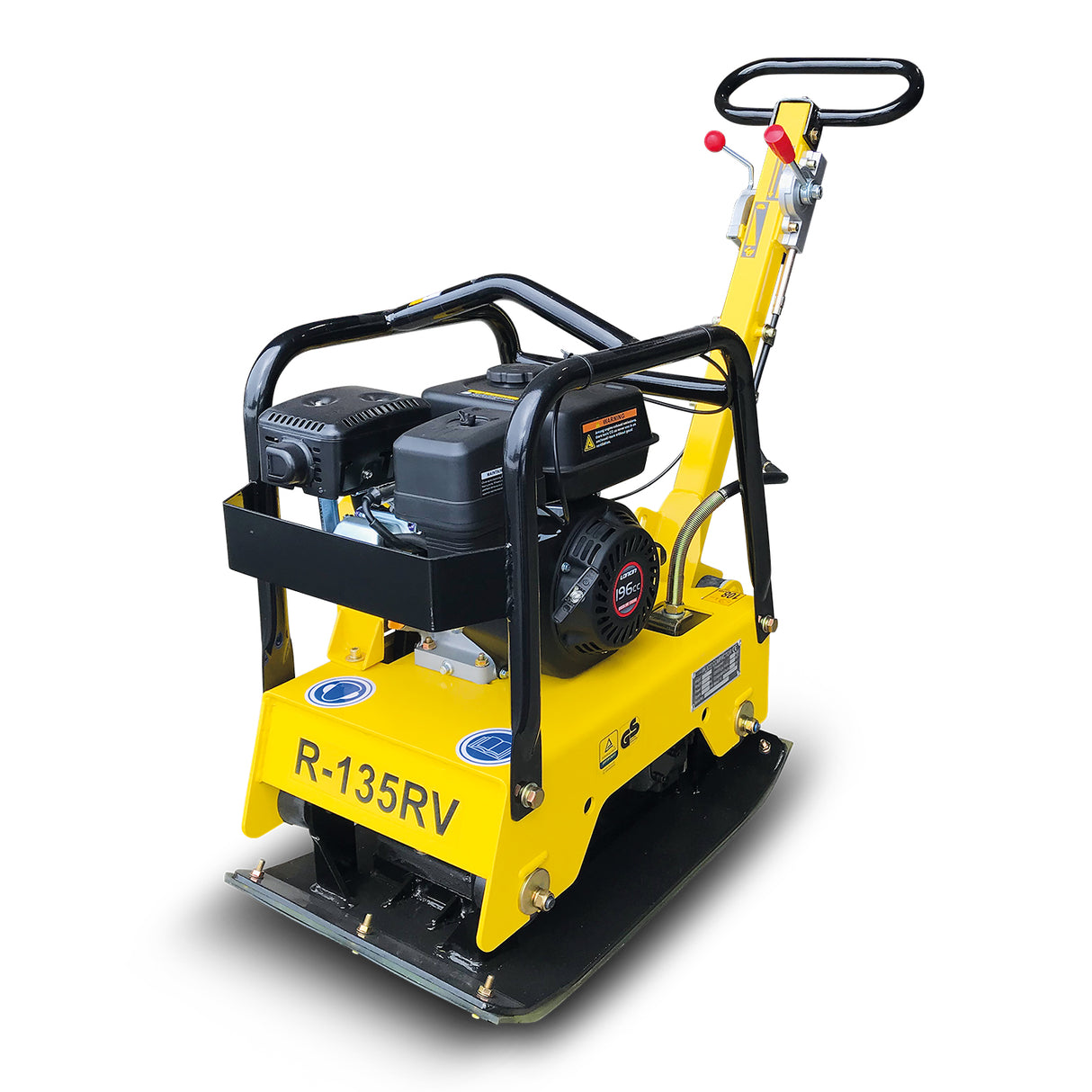 BAMATO Vibrationsplatte R-135RV mit Vor- und Rücklauf