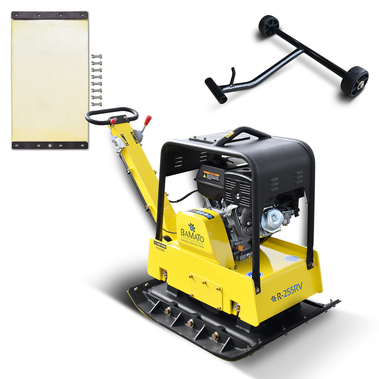 BAMATO Vibrationsplatte R-255RV mit Vor- und Rücklauf