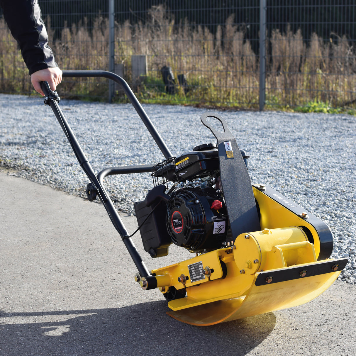 BAMATO Rüttelplatte R-60 mit Gummimatte