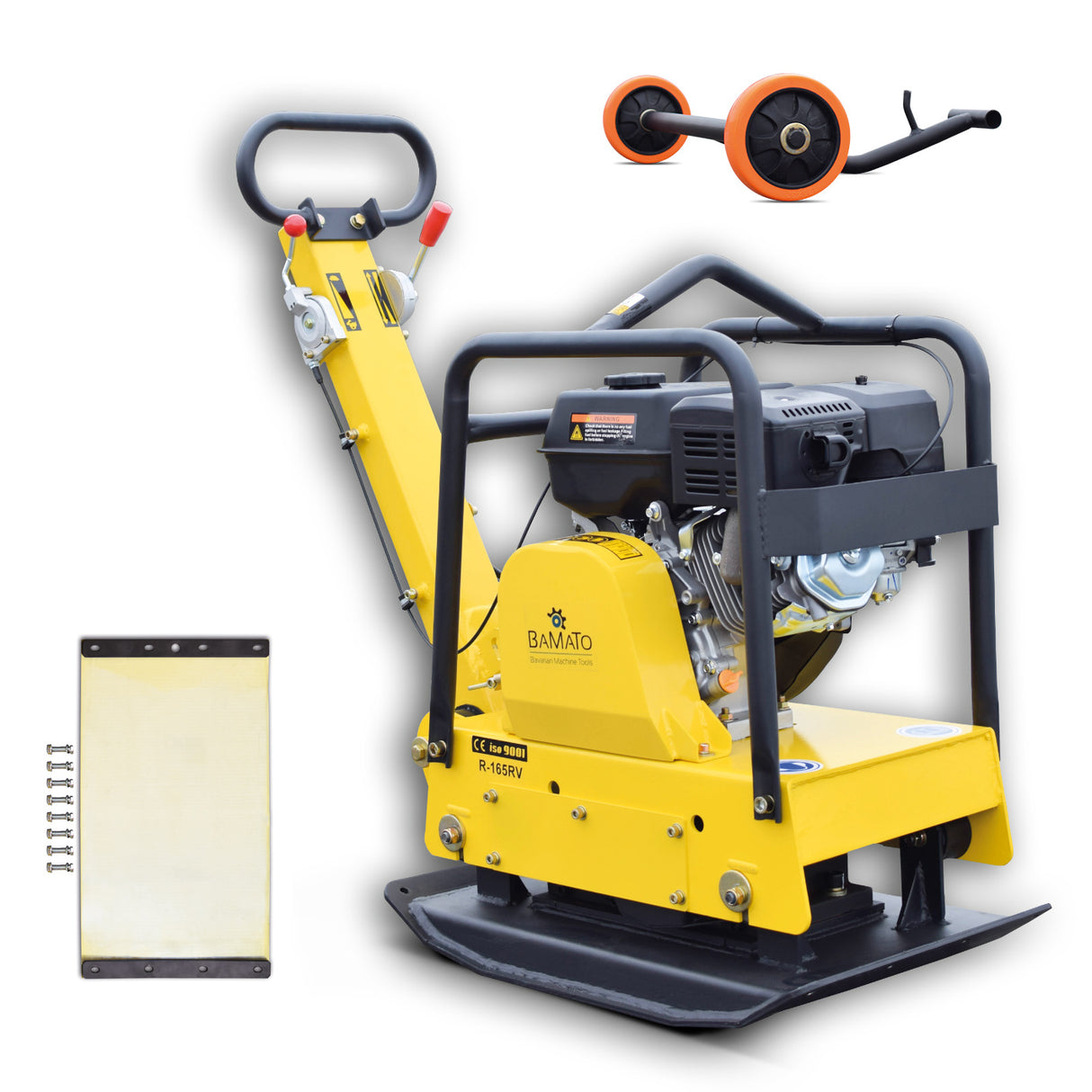 BAMATO Vibrationsplatte R-165RV mit Vor- und Rücklauf