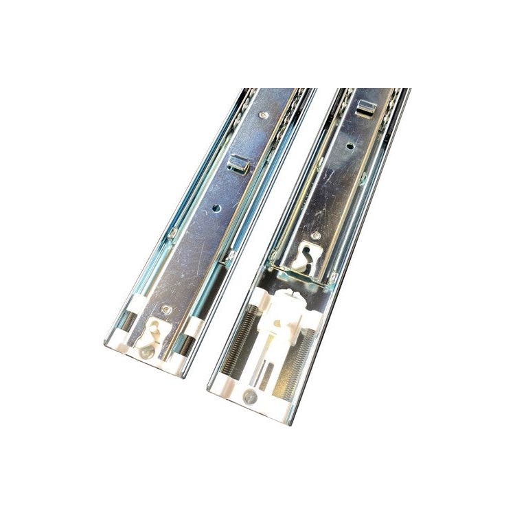 Custor Schienen 48cm/weißer Federblock, Satz L+R CXRAILS1