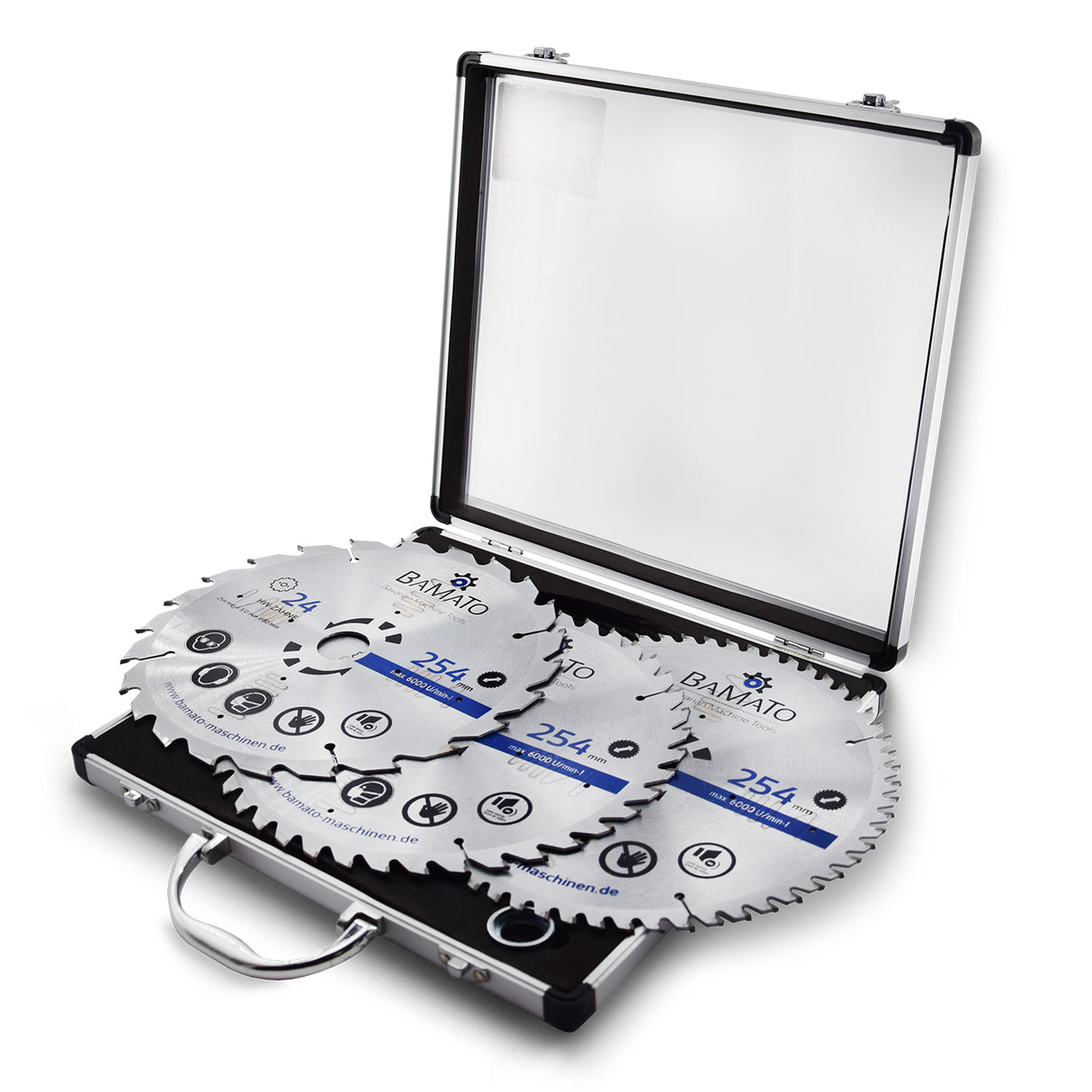 BAMATO 3-tlg. Hartmetall-Kreissägeblatt-Satz SBS254SET