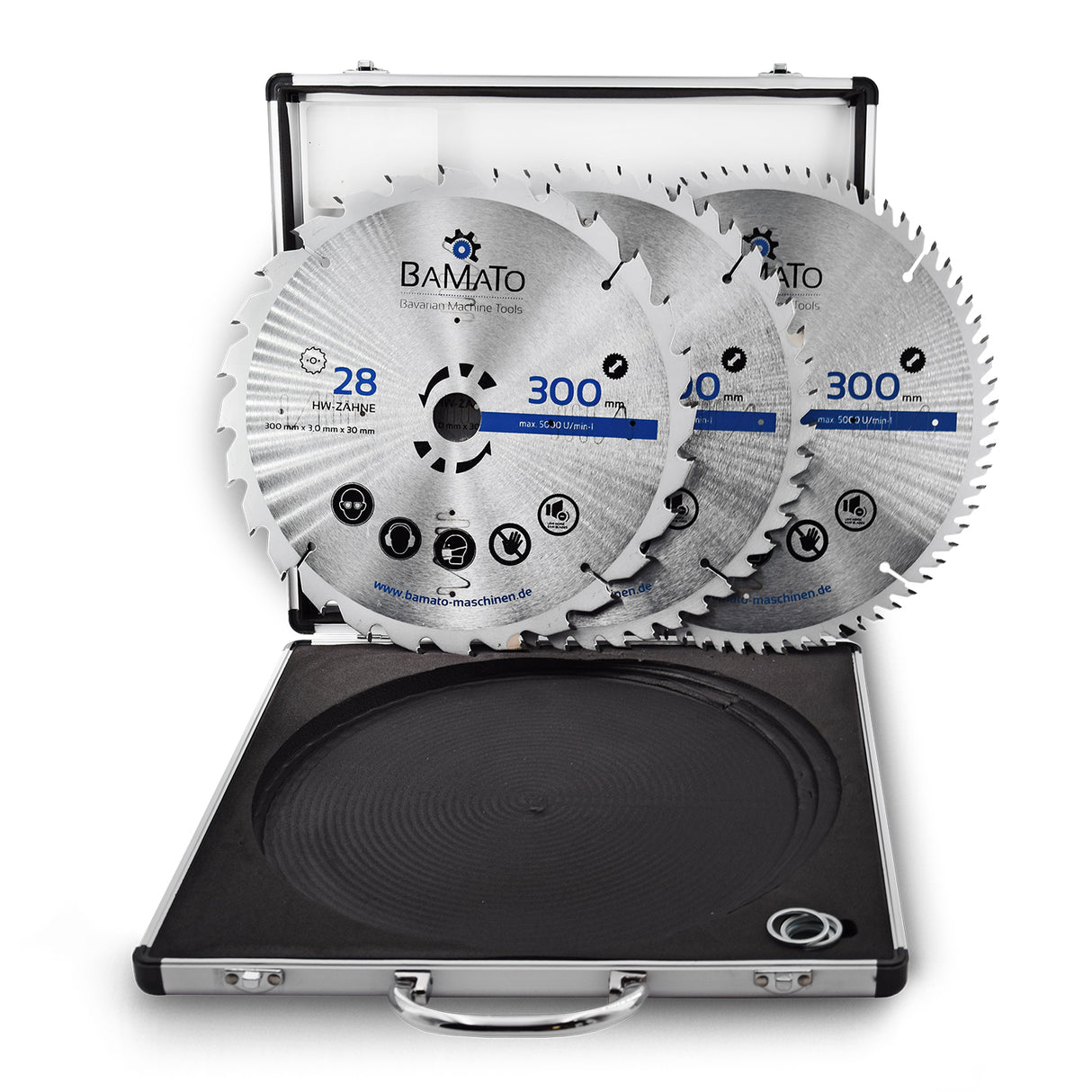 BAMATO 3-tlg. Hartmetall-Kreissägeblatt-Satz SBS300SET
