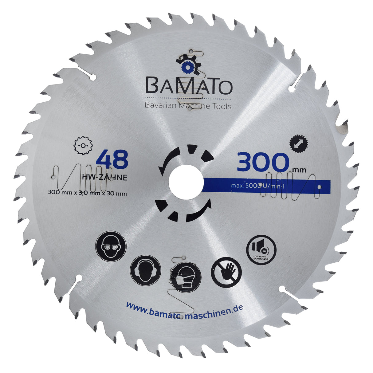 BAMATO 3-tlg. Hartmetall-Kreissägeblatt-Satz SBS300SET