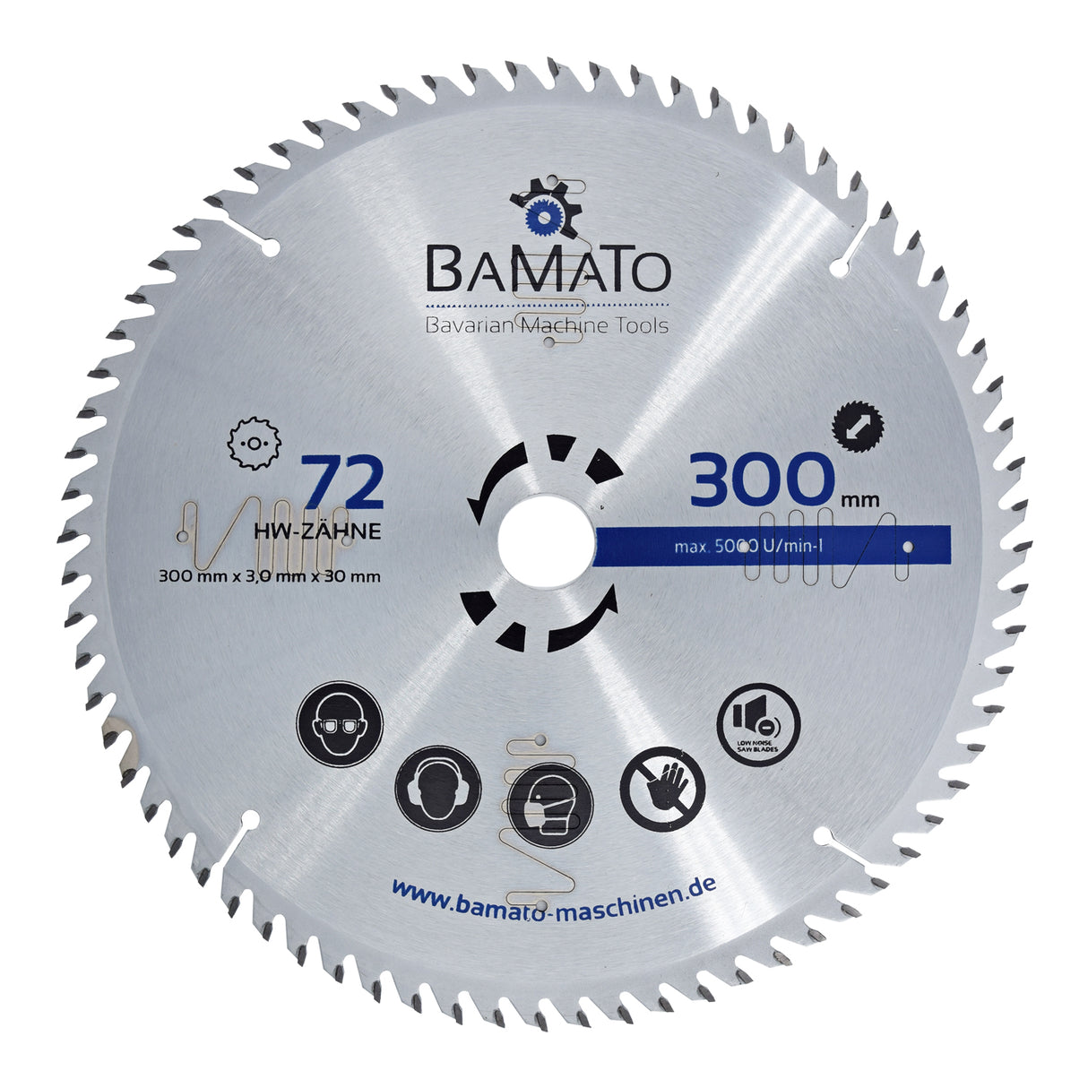 BAMATO 3-tlg. Hartmetall-Kreissägeblatt-Satz SBS300SET
