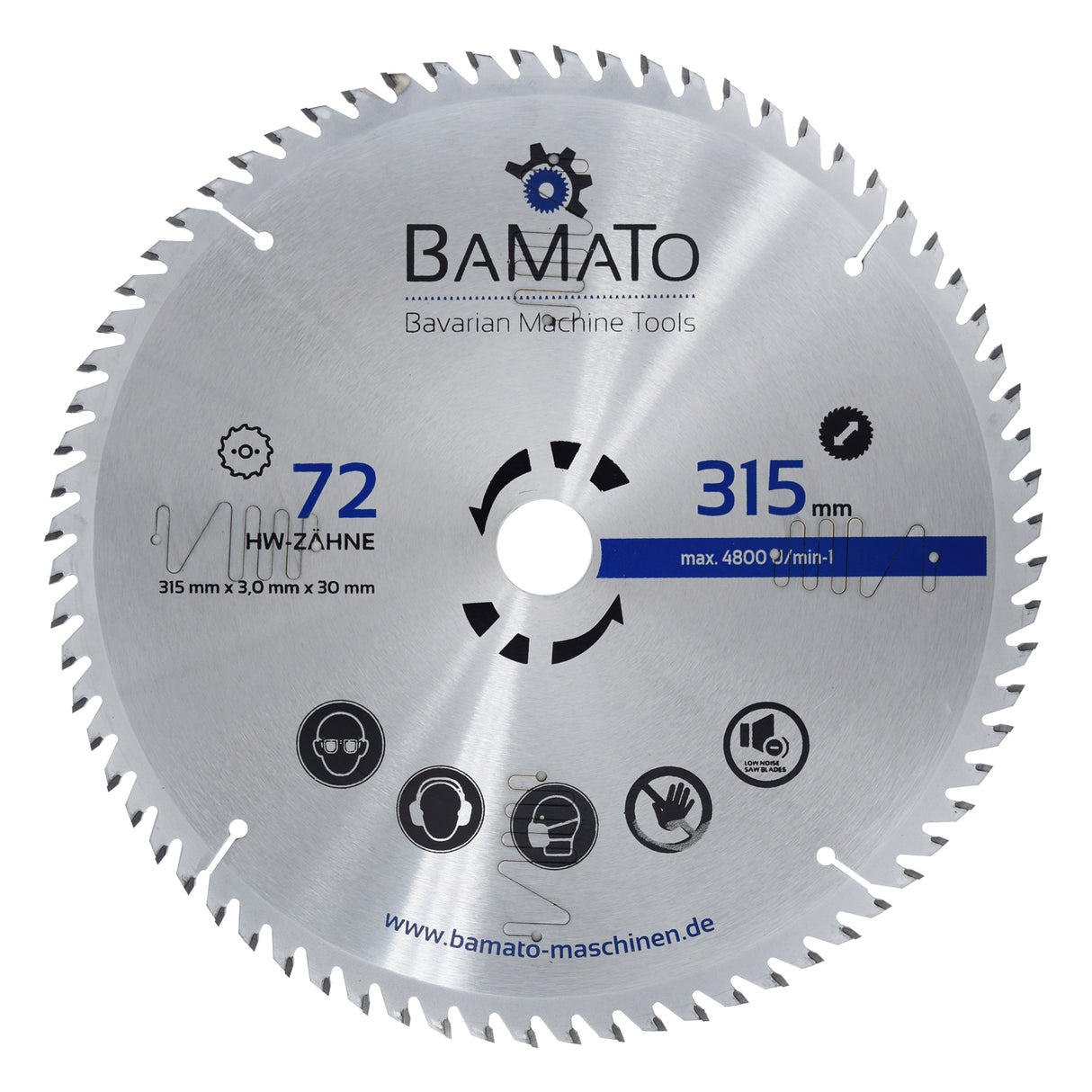 BAMATO 3-tlg. Hartmetall-Kreissägeblatt-Satz SBS315SET