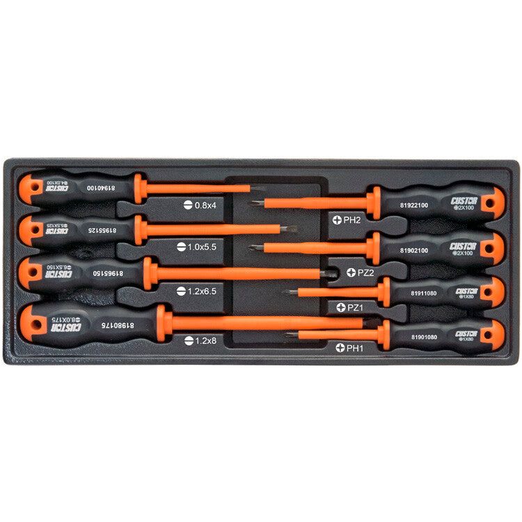 Custor Isolierter Schraubendreher-Satz, 8-teilig, M-Module CSD81908S