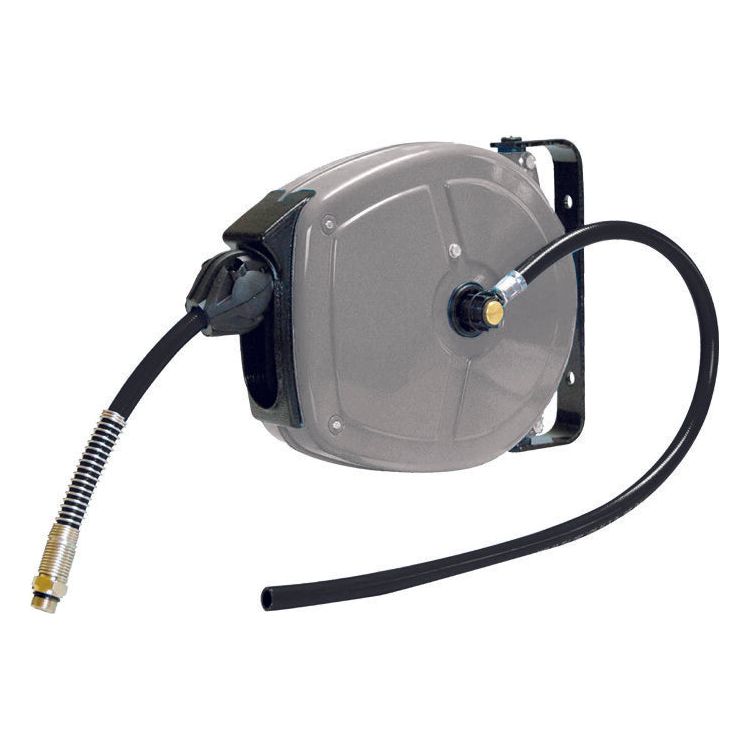 Deltach Schlauchaufroller HD, geschlossenes Stahlgehäuse, 6,5x10mm, 6m PU 712005