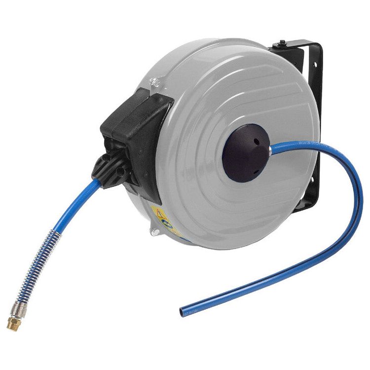 Deltach Schlauchaufroller HD, geschlossenes Stahlgehäuse, 8x12mm, 15m PU 712001