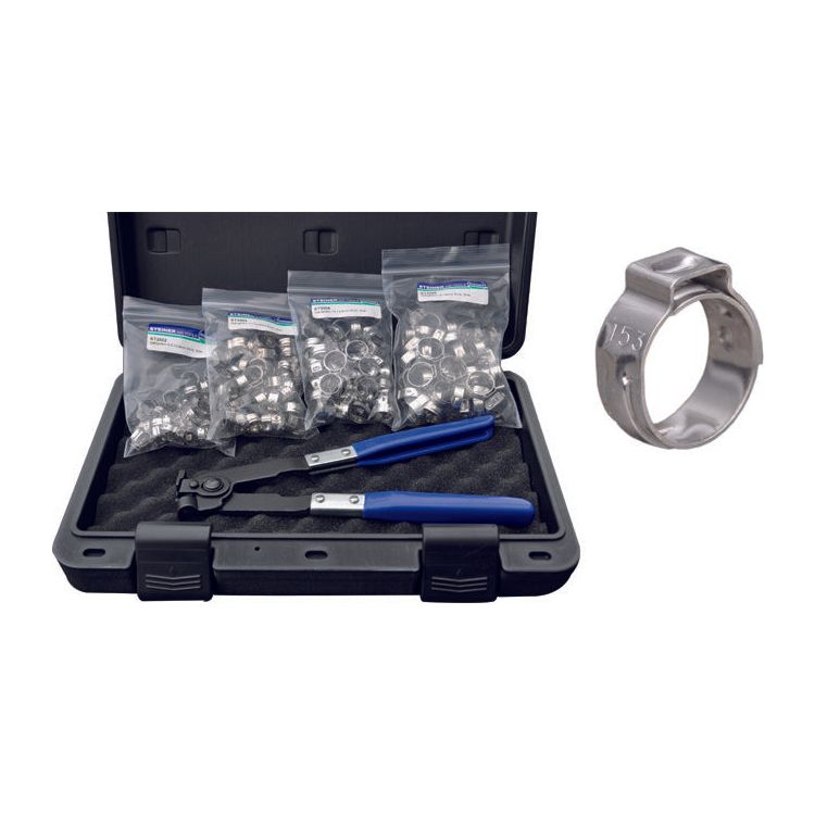 Steiner Airtools Schlauchschellen-Sortiment-Koffer, 202tlg ST2018