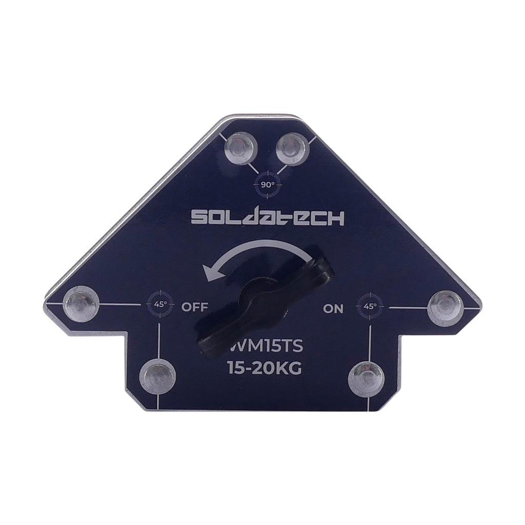 Soldatech Schaltbarer Schweißmagnet 15 - 20kg - Pfeil-Schweißmagnet - WM15TS - Tools.de TP Profishop GmbH