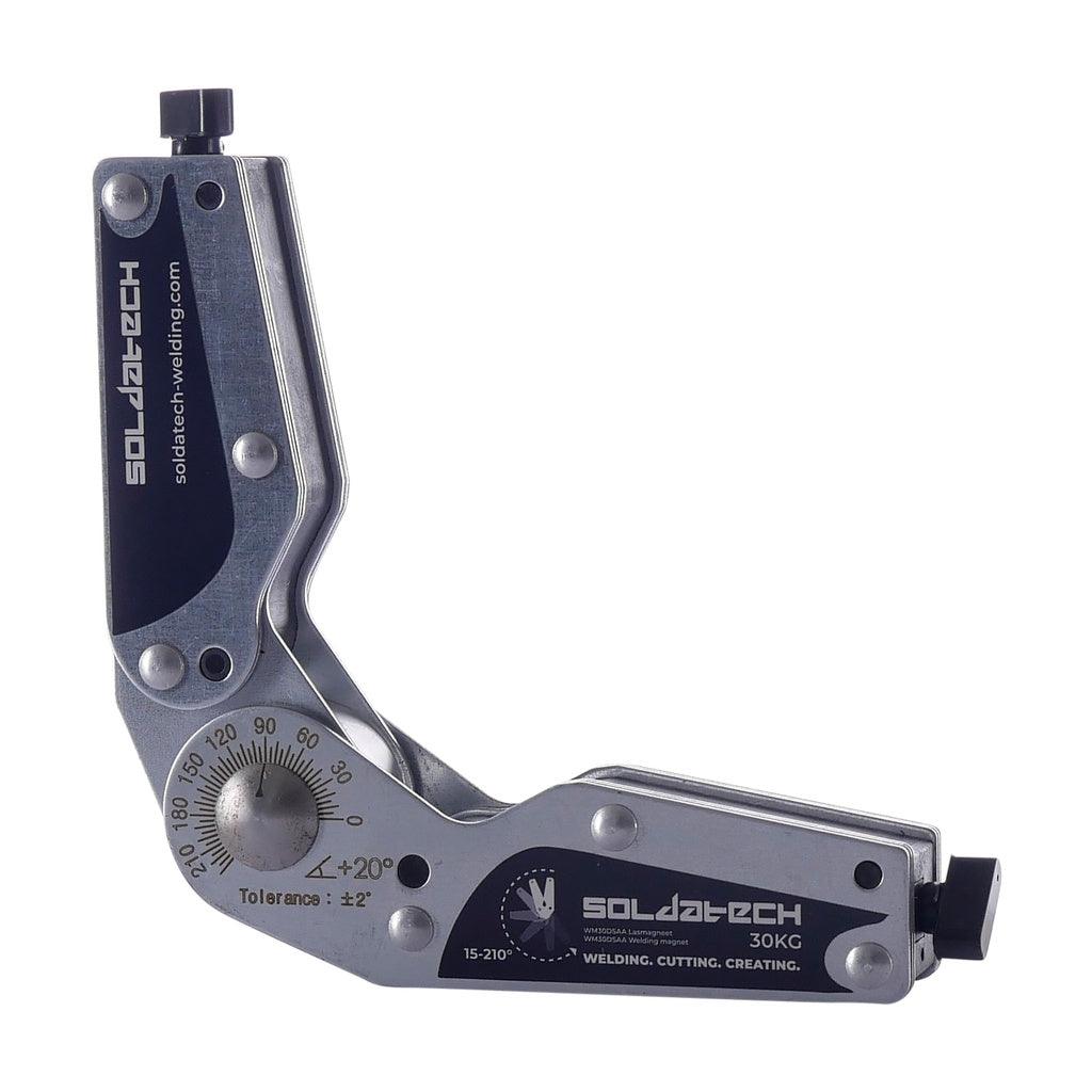Soldatech Winkelverstellbarer Doppelschalter Schweißmagnet 30kg - WM30DSAA - Tools.de TP Profishop GmbH