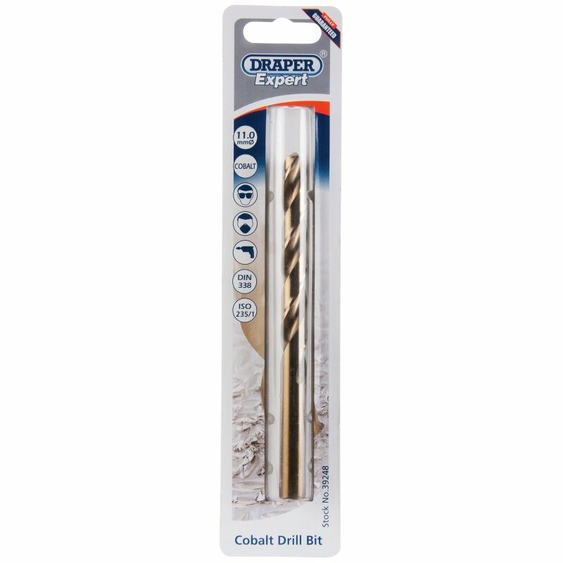 Draper Tools Spiralbohrer 11,0mm, Kobalt D39248