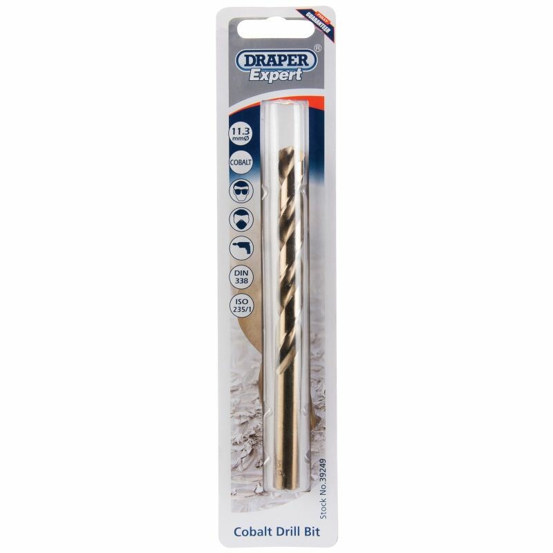 Draper Tools Spiralbohrer 11,3mm, Kobalt D39249